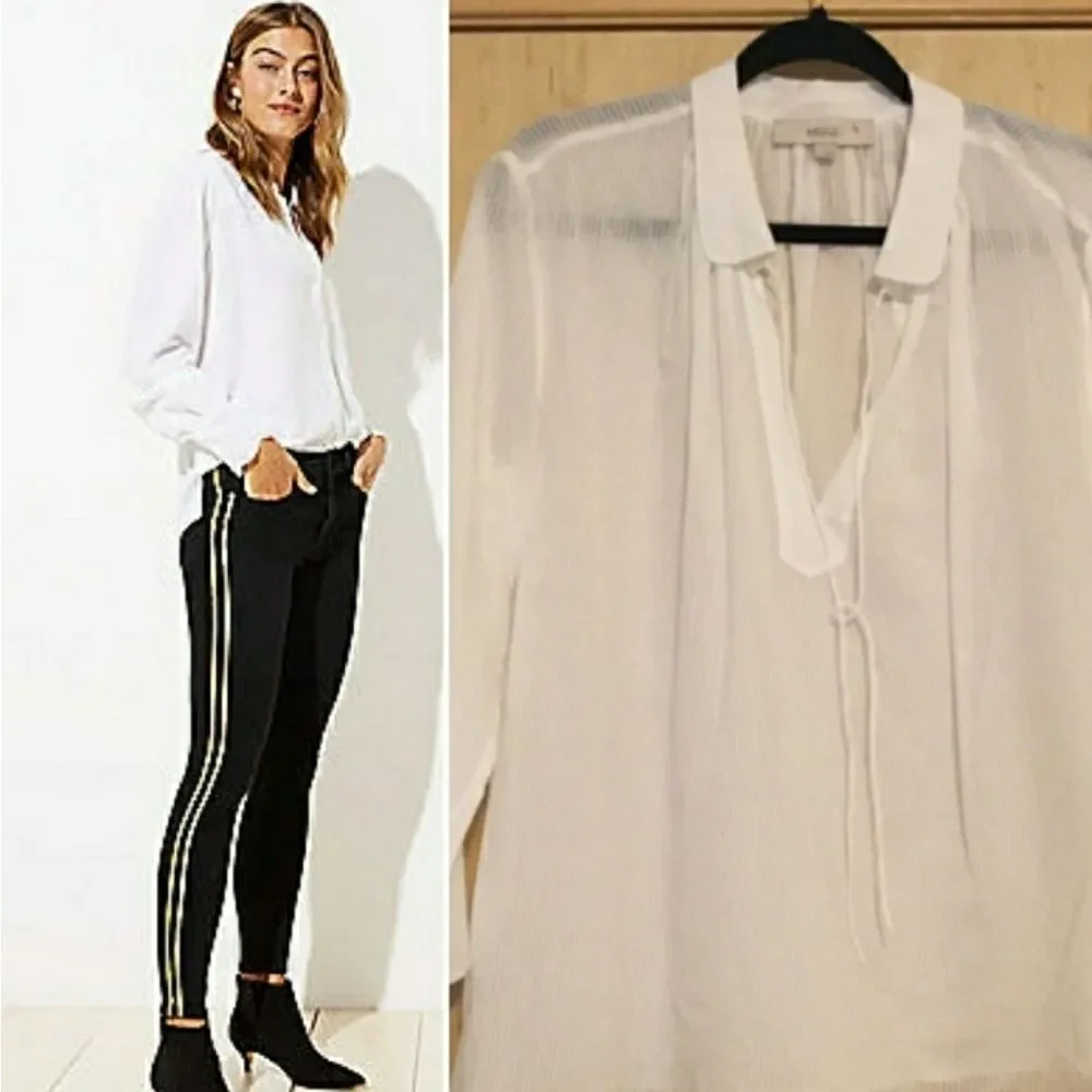 Plait Split Neck blouse - Picture 6 of 8